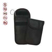 Wholesale Carbon Fiber Material Signal Shielding Rfid Blocking Car Key Pouch