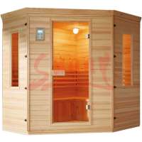 Hemlock spa sauna electric, traditional sauna room for weight loss, Corner Steam Sauna