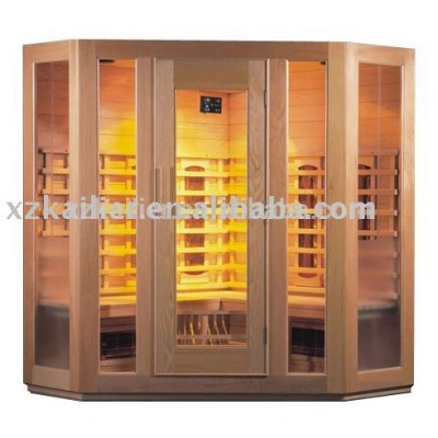 5 Person Infrared Corner Sauna QGY-05DR CE ETL ROHS Approved