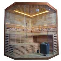 indoor wood steam sauna room with cheapest price