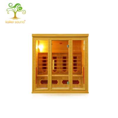 Corner wood sauna house far infrared sauna room