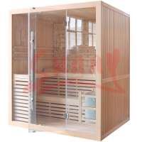 Best selling wood steam sauna room, mini sauna room